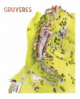 Gruyères vu de haut